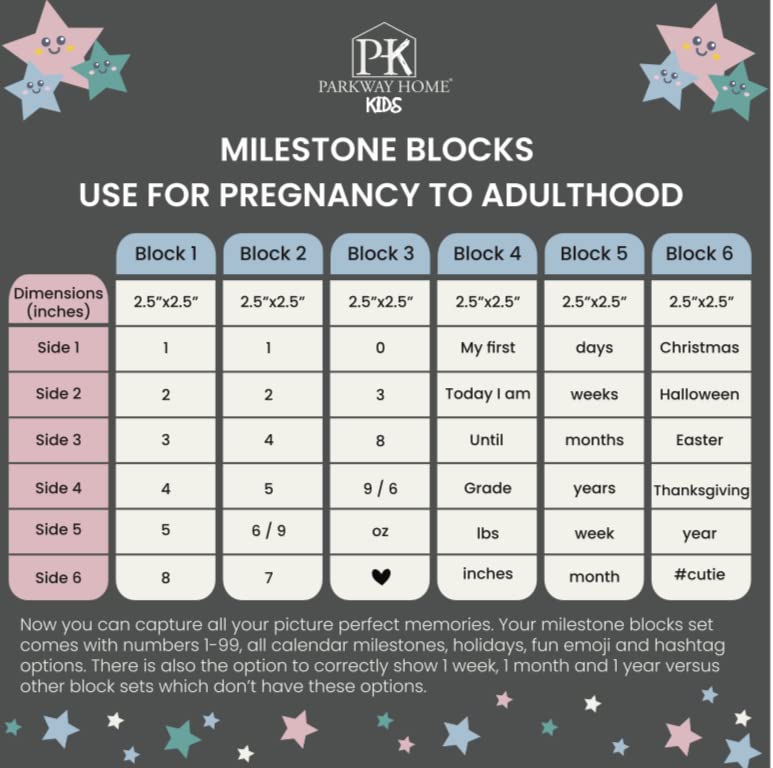 Gray Monthly Milestone Blocks with Bag. Baby Age Blocks for Girl or Boy Baby Photo Props. Month Baby Milestone Blocks with Grammatically Correct Month and Year