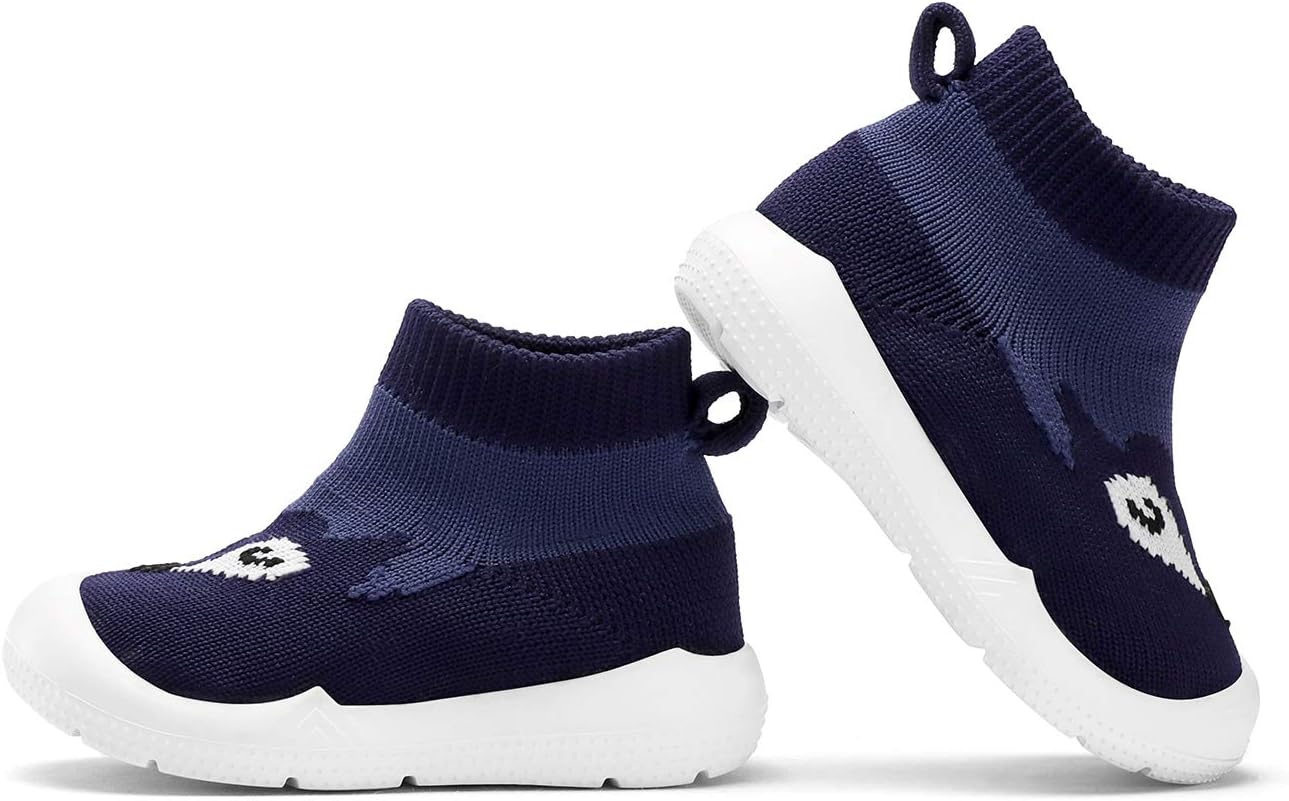 Engtoy Baby Shoes & Socks - Non-Slip Breathable Slippers with Soft Rubber Sole - Baby Boys & Girls Slip On Sneakers