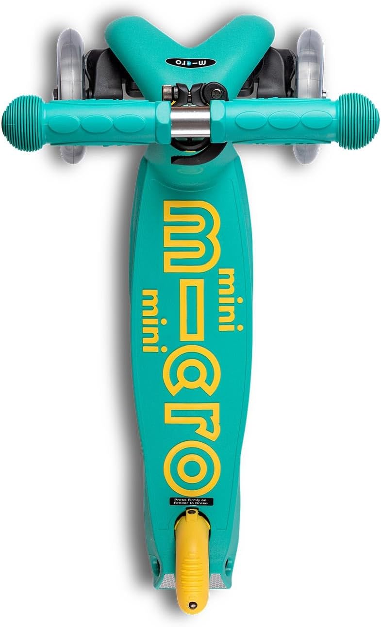 Micro Kickboard - Mini Deluxe Eco, 3-Wheeled, Lean-to-Steer, Swiss-Designed Micro Scooter Made with Recycled and Sustainable Materials, for Preschool Kids, Ages 2-5