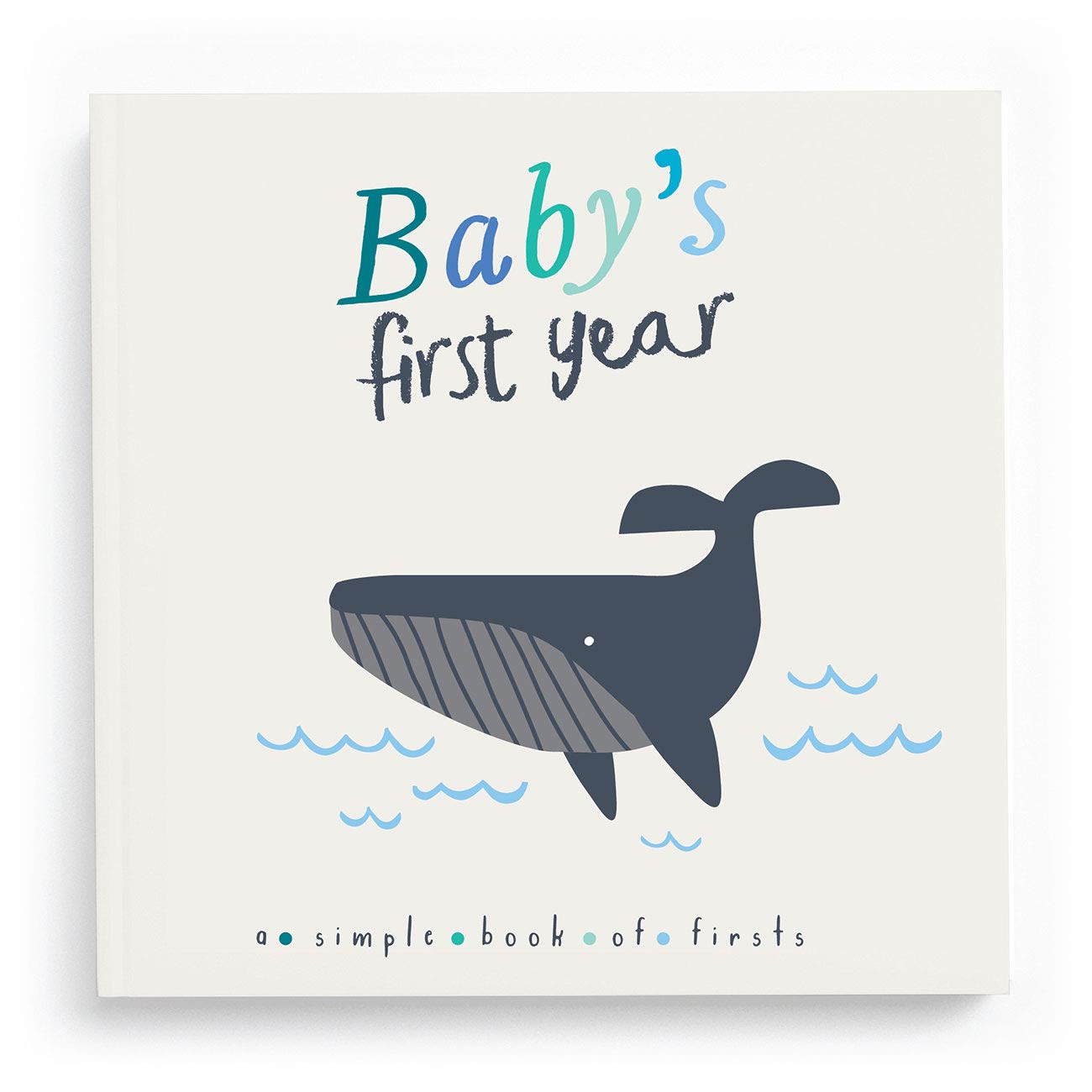 Lucy Darling Baby Memory Book – Little Captain | Nautical-Themed First Year Journal & Photo Album | 5-Year Keepsake for Baby Boy or Girl | Gender-Neutral Milestone Book | Mom Gift