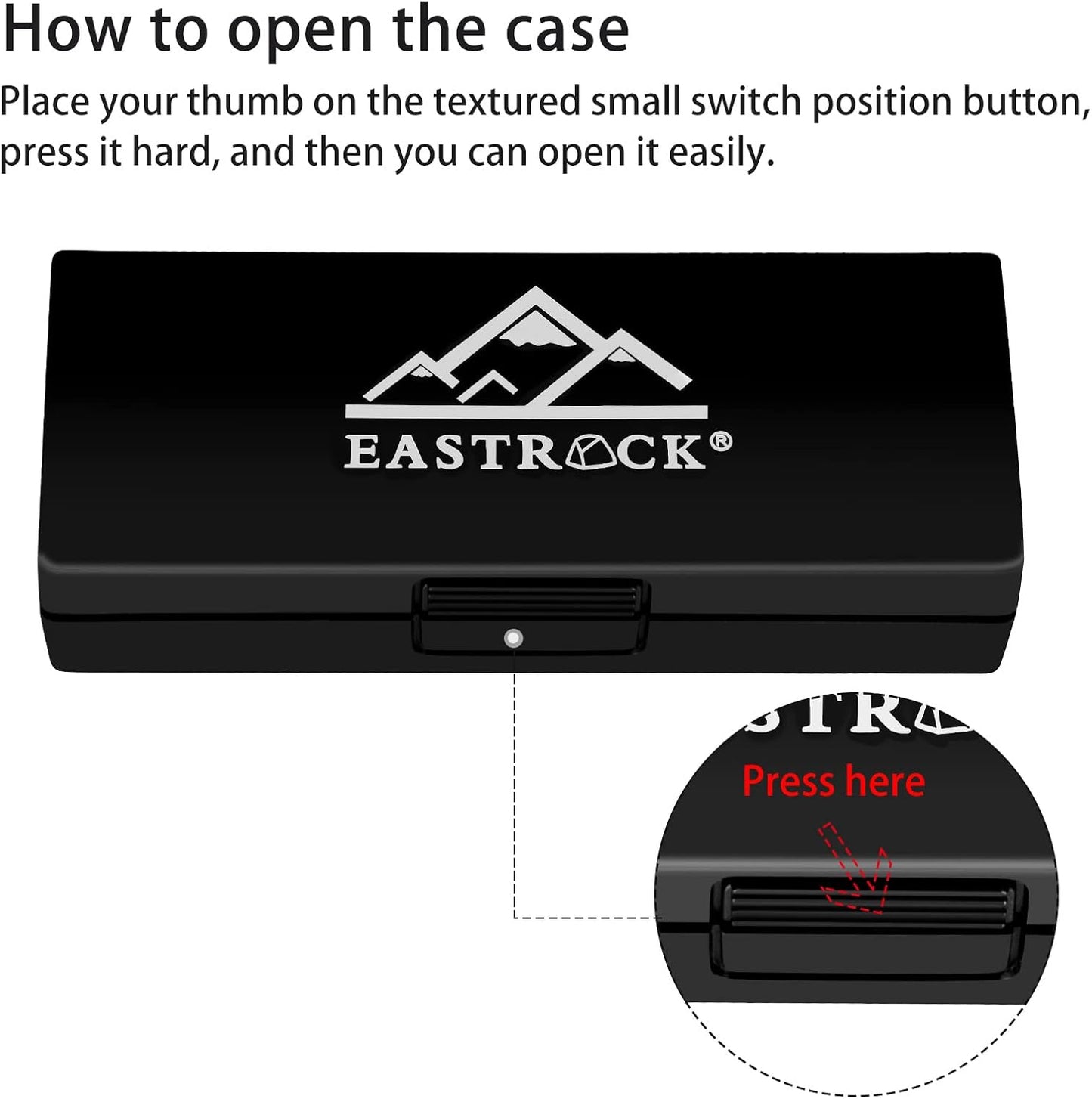 EastRock Blues Harmonica Mouth Organ 10 Hole C Key with Case, Diatonic Harmonica for Professional Player, Beginner, Students gifts, Adult, Friends, Gift (Gold)