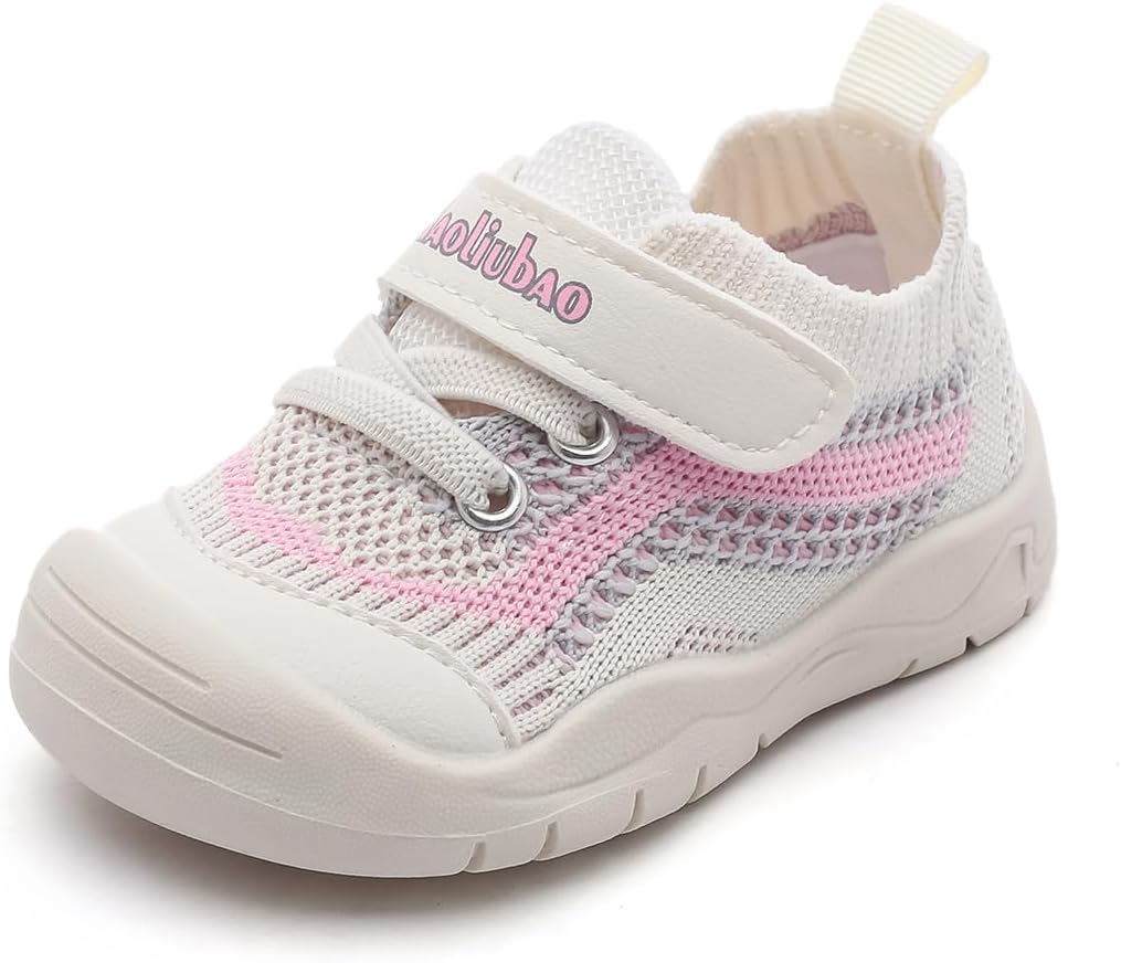 LIZISHU Baby Shoes Infant Boys Girls Knitted Mesh First Walking Shoes Breathable Non-Slip Toddler Sneakers for 6-24months