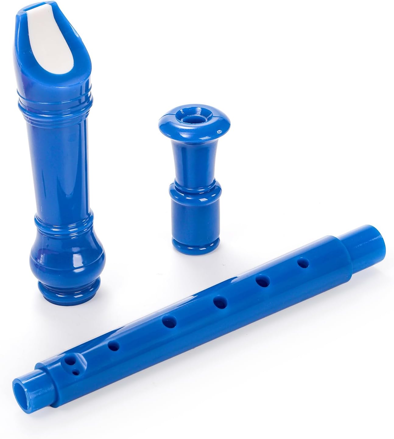 ZEAYEA 6 Pack Soprano Recorder Instrument, German Style Fingering 8 Hole Descant Flute, Detachable Descant Recorders with Cleaning Rod and Fingering Chart for Beginners Music Parties Musical Education