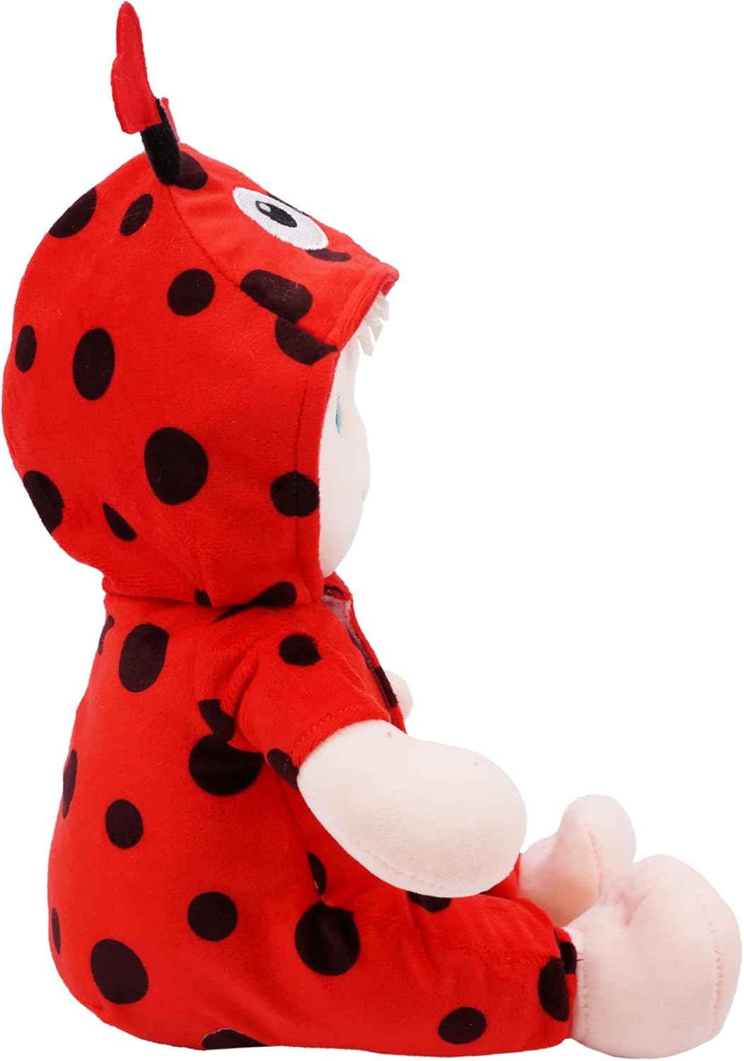 June Garden 12" Sweet Dolly Ladybug - Stuffed Ultra Soft Baby Doll for Birth and Up - Ladybug Outfit