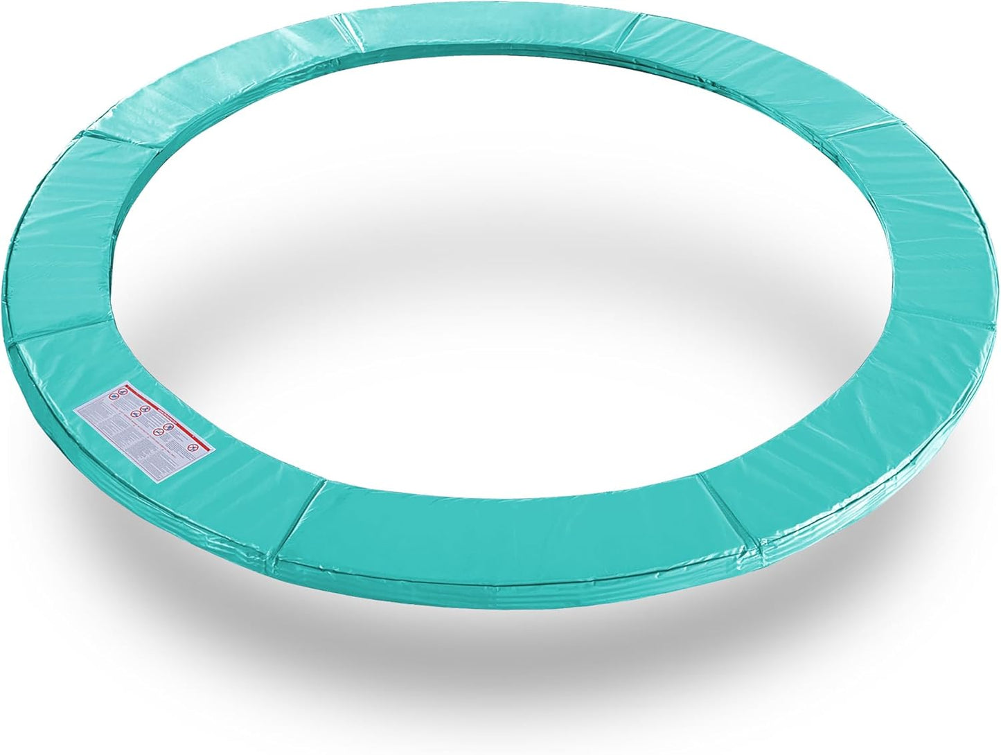 ExacMe Trampoline Pad Replacement 16 15 14 13 12 10 8 Foot, Waterproof Safety Spring Cover Round Frame Pad, No Hole for Pole