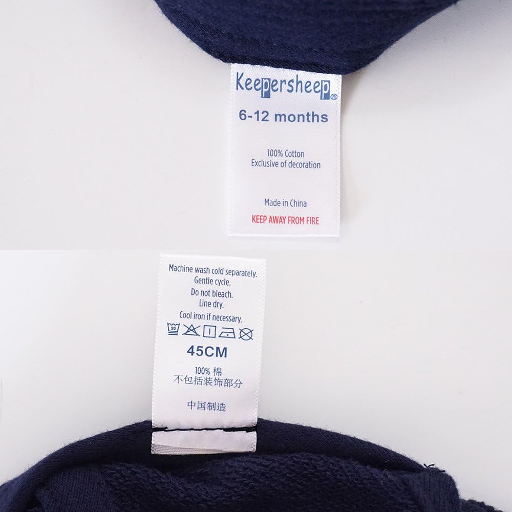 Keepersheep Baby Baseball Cap Infant Sun Hat, Cotton Knit with Soft Brim, Adjustable Soft Newborn Toddler Cap