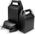 XAGLVV 12 Pack Black Party Favor Boxes (7x3.5x6.6 Inch) - Goodie Gift Boxes for Birthday, Wedding, Baby Shower