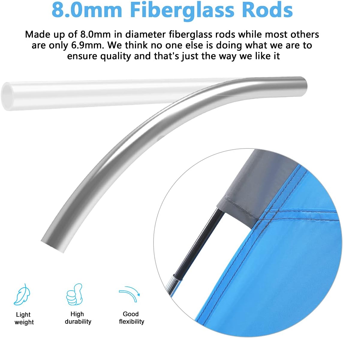 NXONE Beach Tent Sun Shade Shelter for 3/4/6 Person Person with UV Protection, Extended Floor, 3 Mesh Roll Up Windows & 8.0/8.5mm Fiberglass Rods丨Carry Bag Included