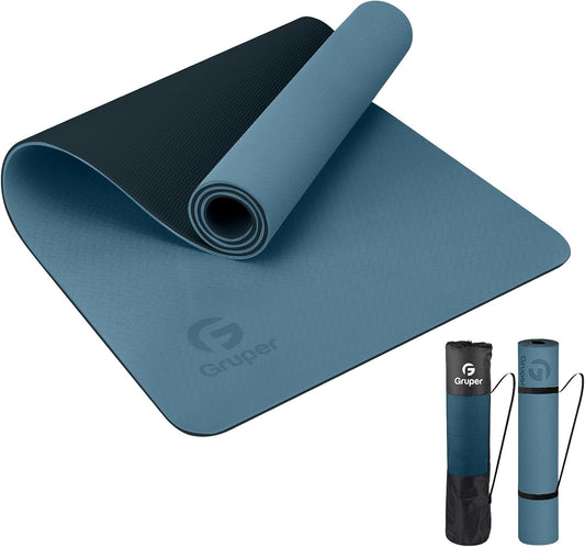 Yoga Mat Non Slip, Eco Friendly Fitness Exercise Mat with Carrying Strap,Pro Yoga Mats for Women,Workout Mats for Home, Pilates and Floor Exercises