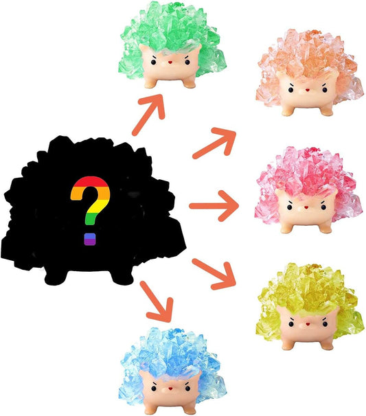 Crystal Growing Toys for Kids - Vibrant Colorful Crystal Hedgehog to Grow,Science Experiments Learning and Education for Kids STEM Gifts for Boys & Girls 8 Years + (Blind Box)