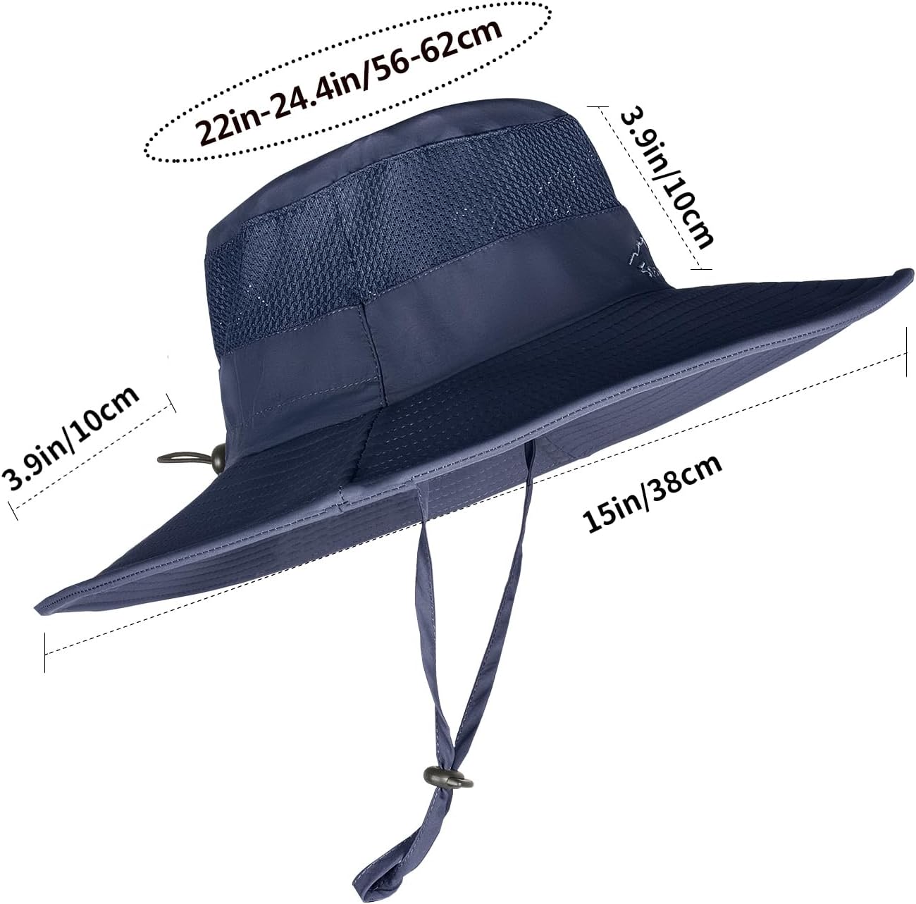 Sun Hats for Men Women Fishing Hat UPF 50+ Breathable Wide Brim Summer UV Protection Hat