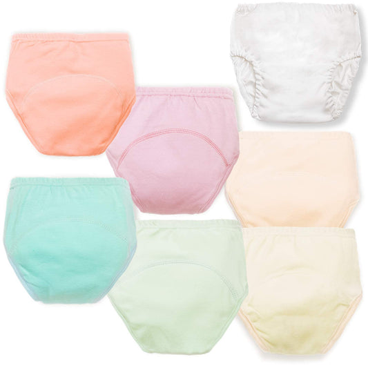 Joyo roy 6Pcs Potty Training Underwear for Boys and Girls 100% Cotton Soft Absorbent Potty Training Pants Leakproof Unisex Toddler Panties 5T Underwear Baby Pee Pants with Sticker Chart for Kids