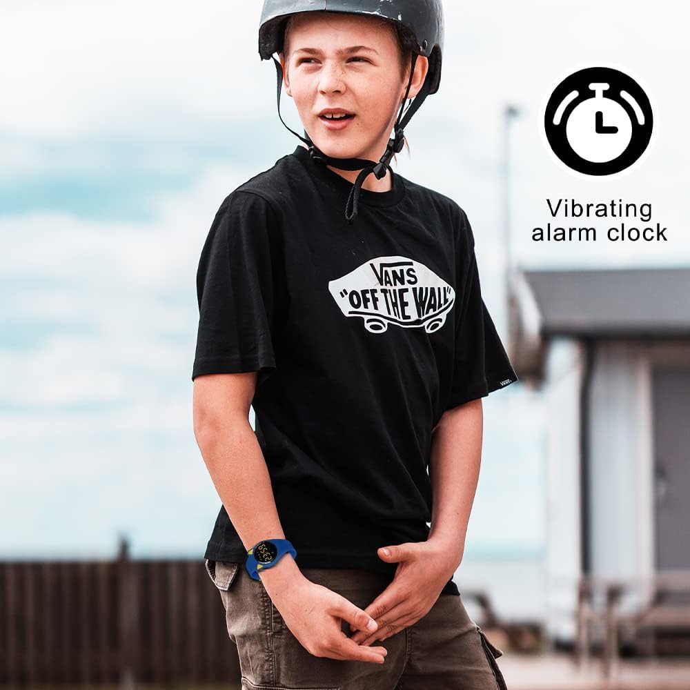 Kids Watches for Girls Boys Digital Sport Watch with Step Counter Pedometer Vibration Alarm Clock, No App Waterproof Fitness Tracker Kids Watch Boys Girls Teens Students Ages 5-16