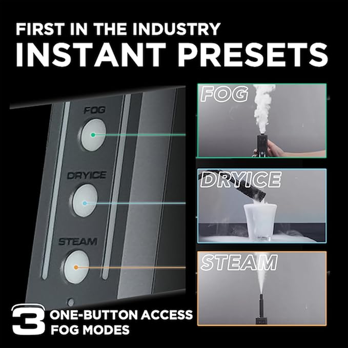 PMI SmokeNINJA PRO KIT - Portable Fog Machine with Bluetooth, 3rd Gen Haze Nozzle for Cinematic & Studio Use - Perfect for Cinematography, Photography, and Events(PRO KIT)