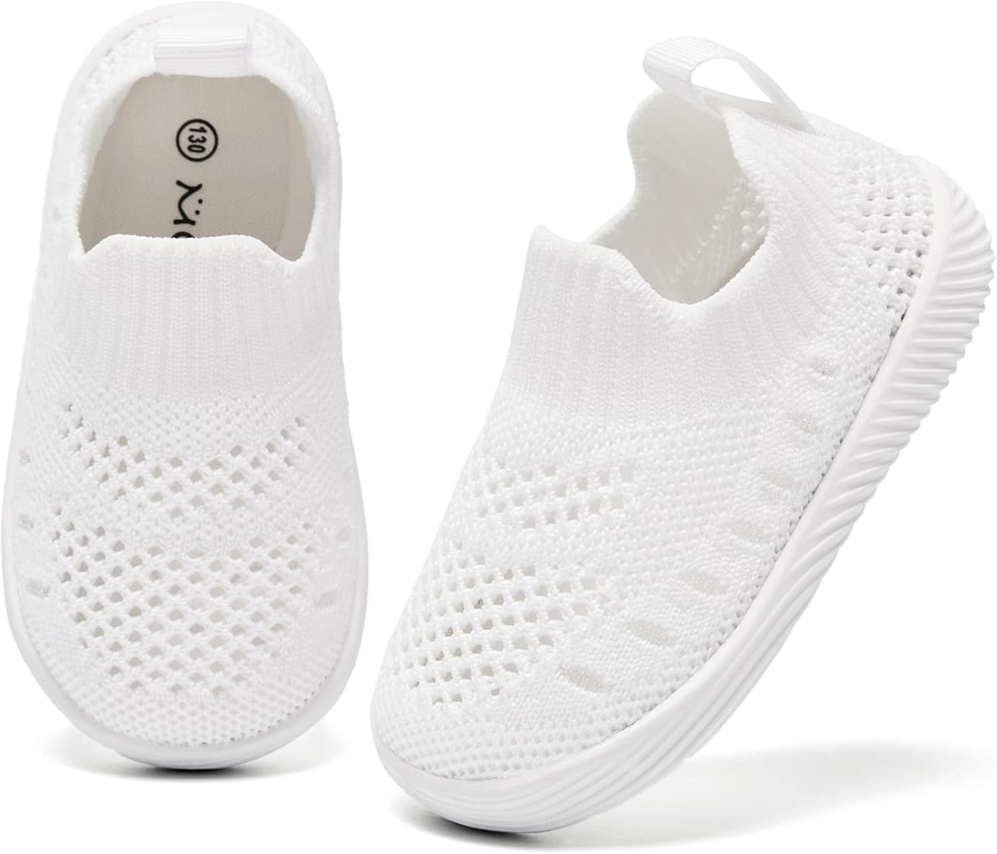 MORENDL Baby Toddler Walking Socks Non-Slip Breathable Unisex Casual Sneakers