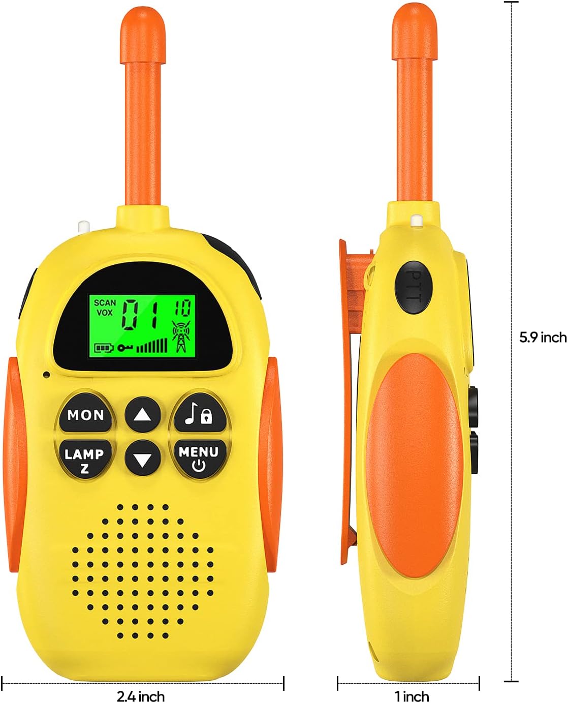 Walkie Talkies for Kids Rechargeable Toys for Ages 3-12 Boys Girls, 22 Channels 2 Way Radio Toy Christmas Birthday Gifts for Girls Boys Ages 3-12 Camping Hiking Outdoor Easter Basket Stuffers