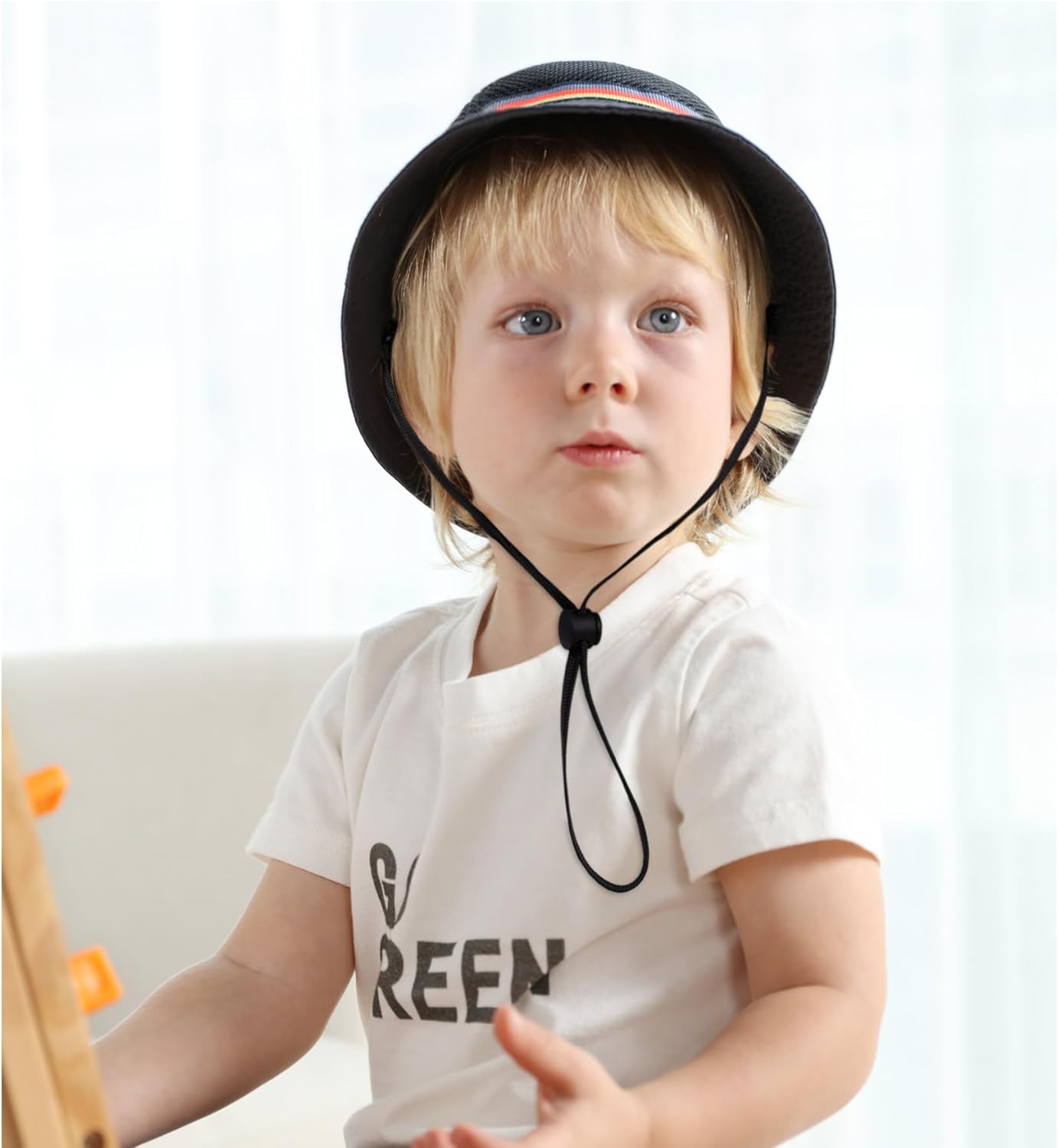 Keepersheep Baby Baseball Cap Infant Sun Hat, Cotton Knit with Soft Brim, Adjustable Soft Newborn Toddler Cap