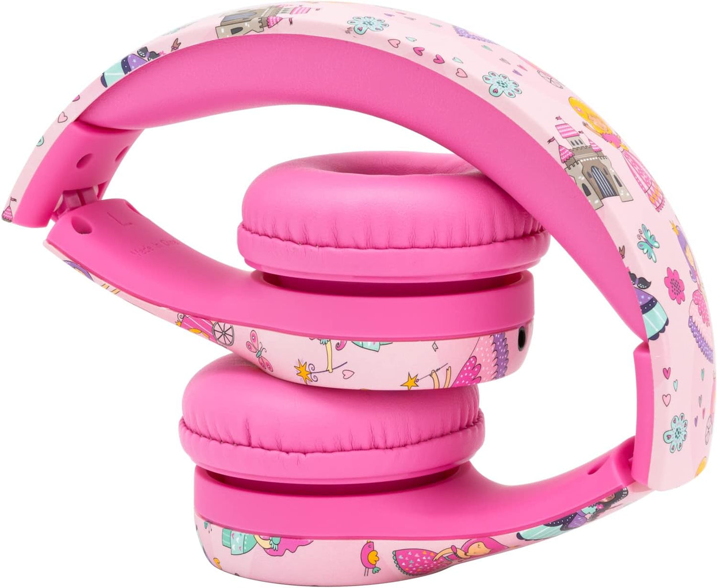 Snug Play+ Kids Headphones – Volume Limited 93dB for Safe Listening – Foldable, Durable Headphones for Toddlers, Boys & Girls – Tangle-Free Cord – Ideal for Travel, School, Tablets - Princess