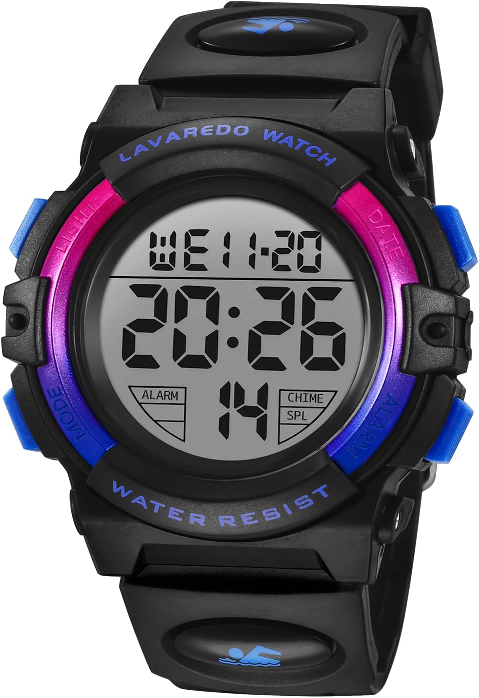 Kids Watch,Boys Watch for 3-15 Year Old Boys,Digital Sport Outdoor Multifunctional Chronograph LED 50 M Waterproof Alarm Calendar Analog Watch for Children with Silicone Band,Kids Gift
