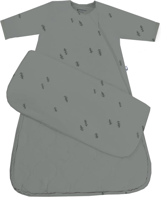 GUNAMUNA Unisex Long-Sleeve Sleep Sack, Wearable Sleep Bag for Babies and Toddlers, Soft Rayon, 1.0 TOG, 3 to 36 Months