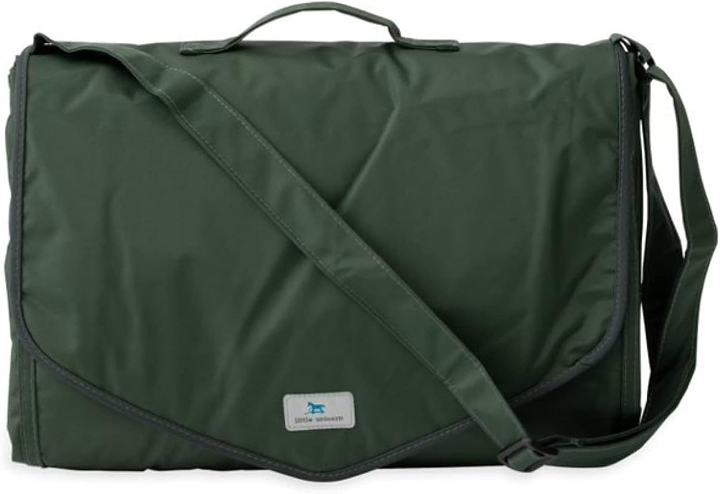 Little Unicorn 5'x7' Outdoor Family Picnic & Beach Blanket | Durable & Water-Resistant Fabric | Compact Fold & Easily Wipes Clean | Zipper Pocket (Tropical Leaf)