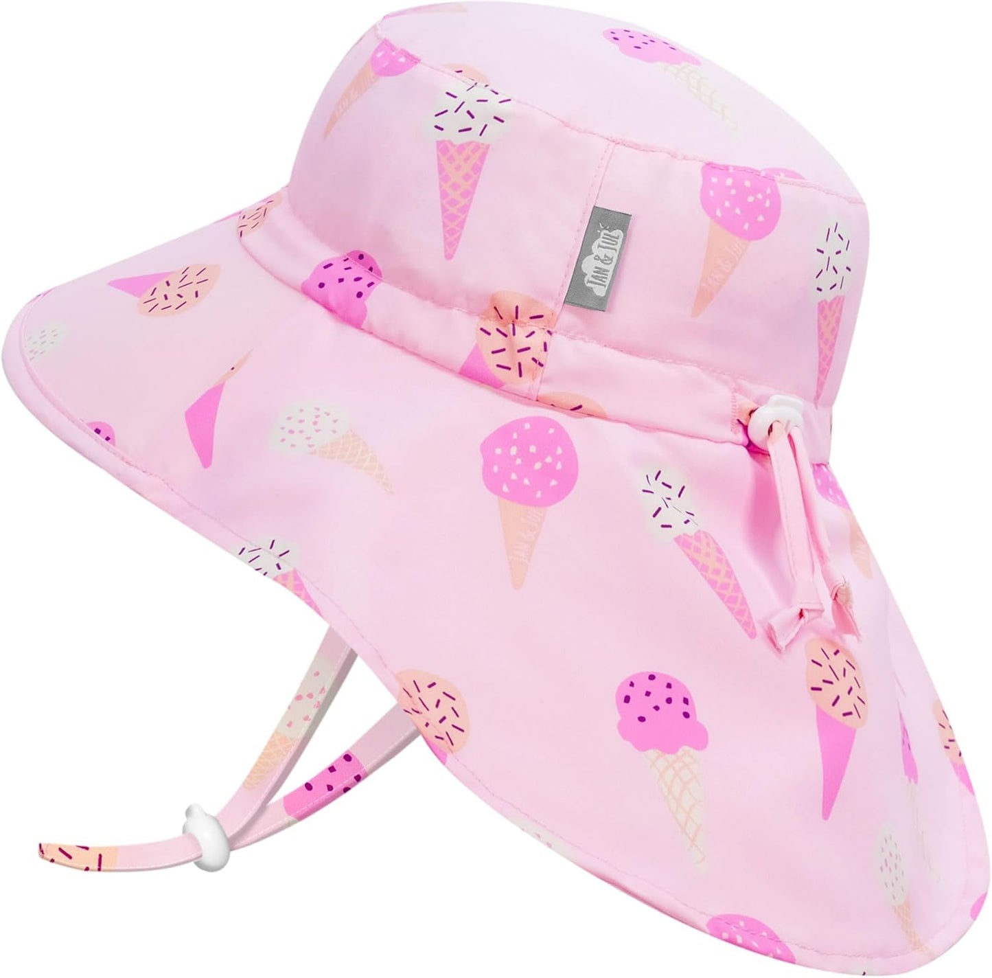 JAN & JUL Summer Adventure Wide Brim 50+ UPF Quick-Dry Sun-Hats for Kids