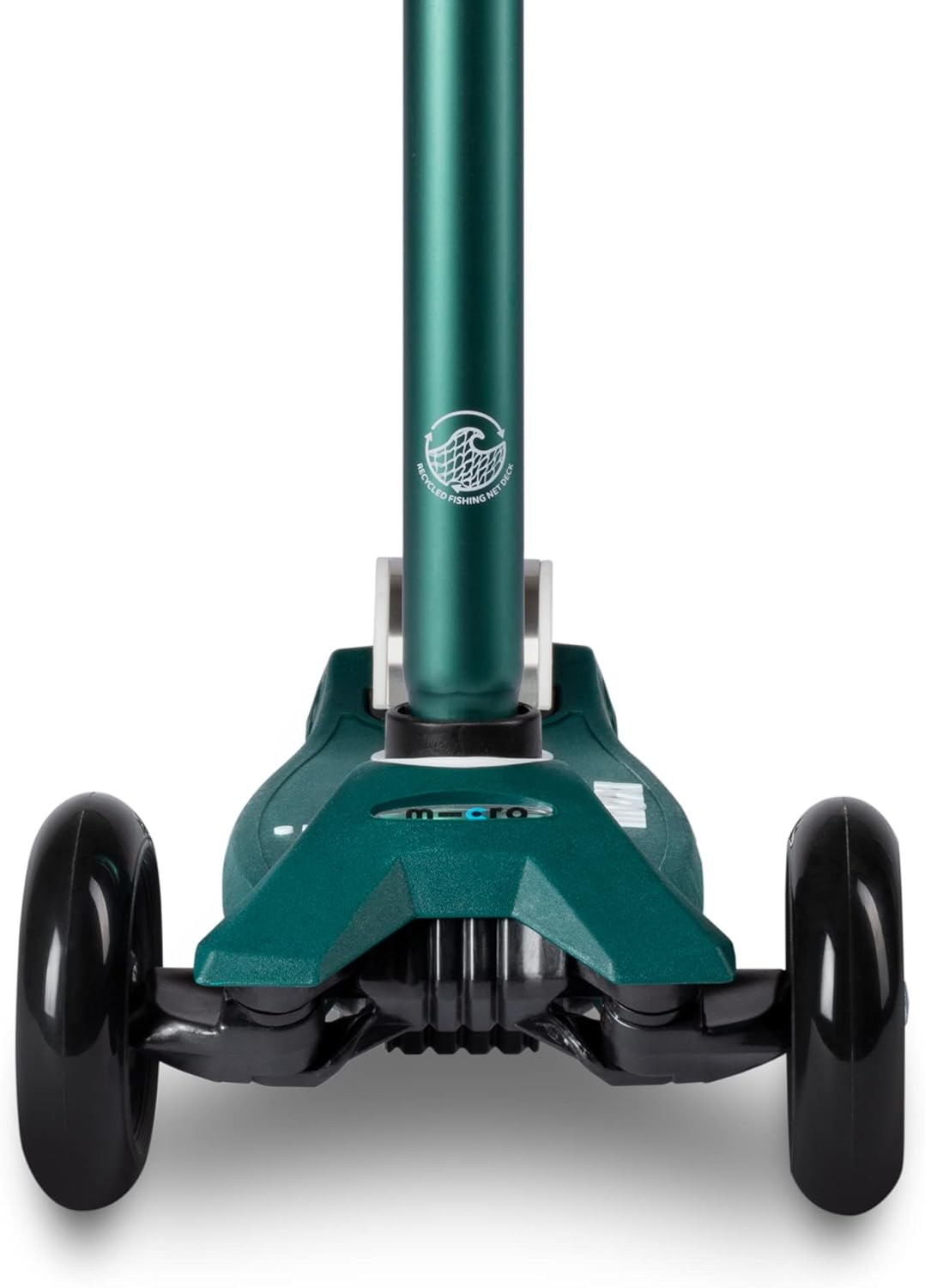 Micro Kickboard - Maxi Deluxe Eco 3-Wheeled, Lean-to-Steer, Swiss-Designed Micro Scooter Made with Recycled and Sustainable Materials for Elementary Kids, Ages 5-12