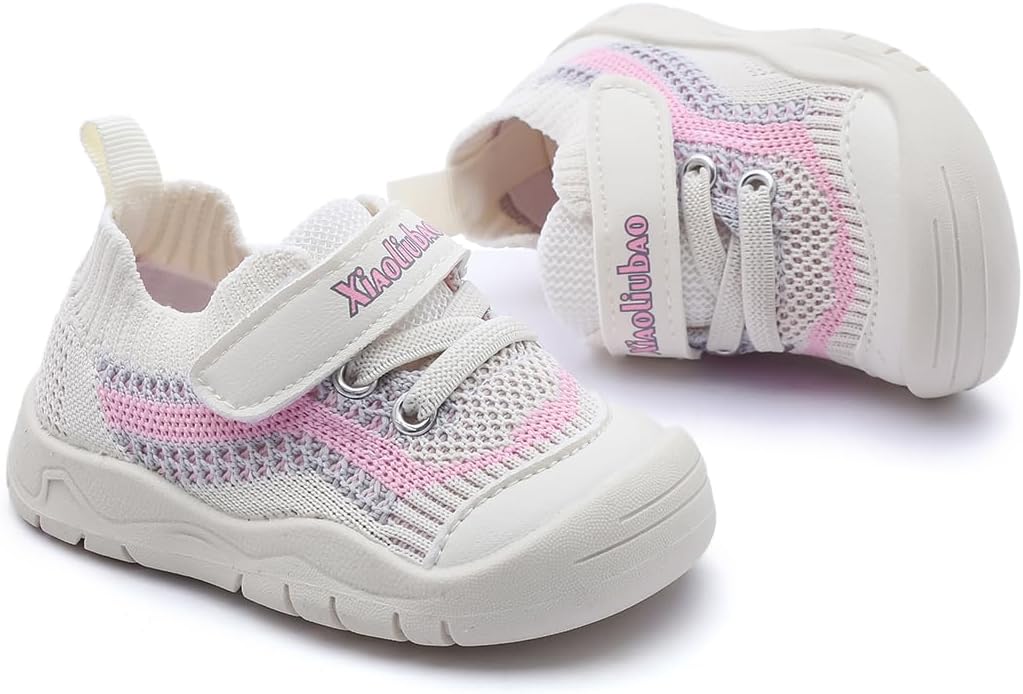 LIZISHU Baby Shoes Infant Boys Girls Knitted Mesh First Walking Shoes Breathable Non-Slip Toddler Sneakers for 6-24months