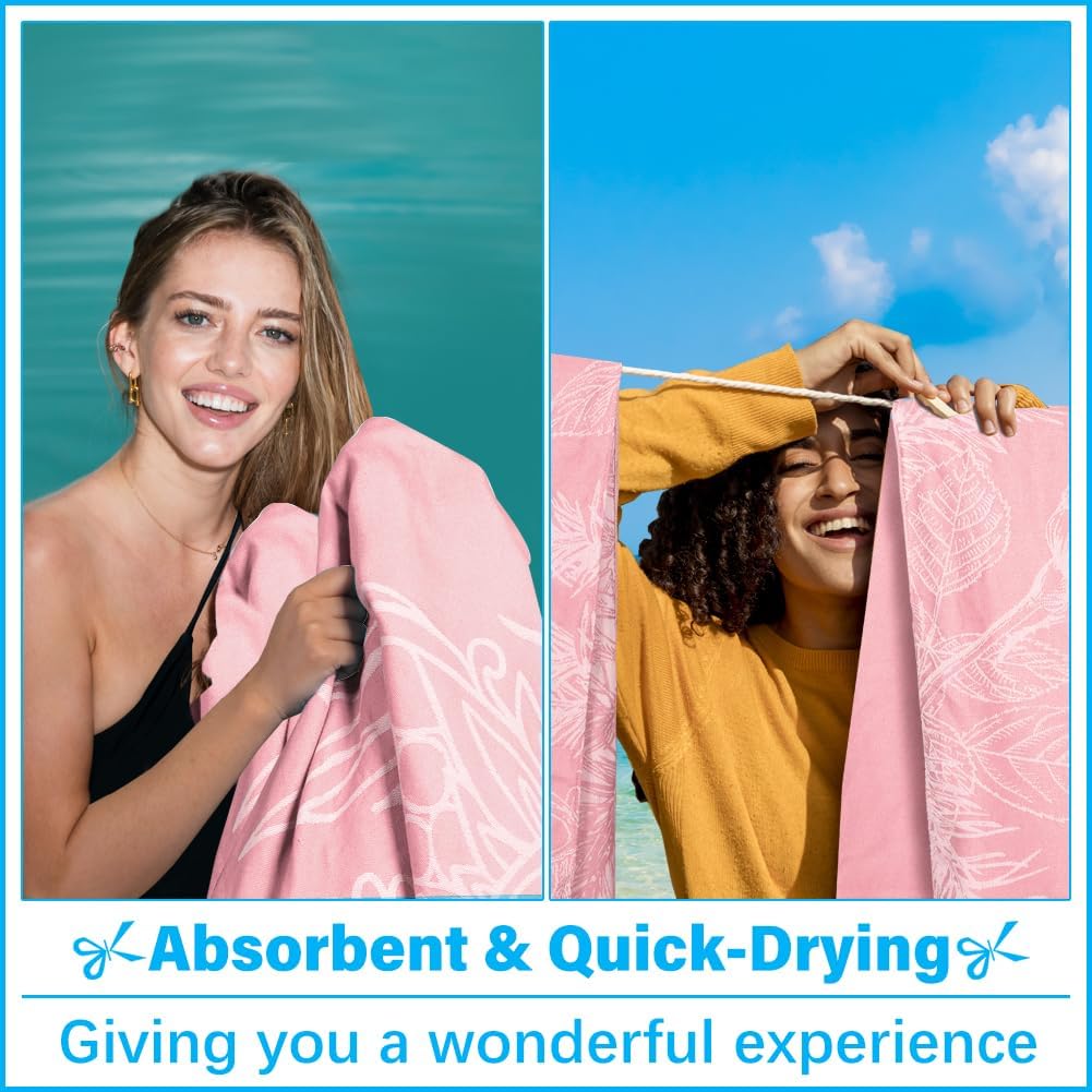 Oversized Turkish Beach Towel Blanket XXL Cotton Sandproof Towels Boho Woven Extra Large Big Sand Free Giant Throw Thick Blankets Huge Quilt XL Picnic Camping Necessities Cloud For Adult Gifts