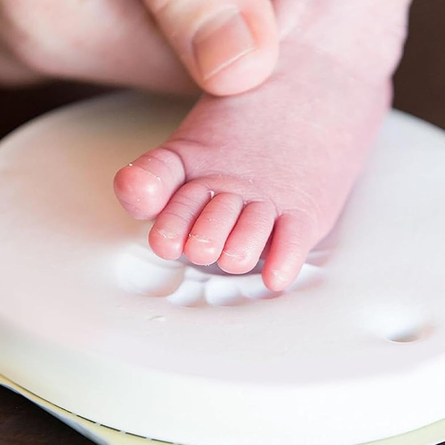 Footprint Kit – Baby Handprint & Dog Paw Print Mold Kit with Food Grade Clay, Safe and Easy Memory Keepsake for Kids and Pets, Food Grade Clay for Baby Footprint,