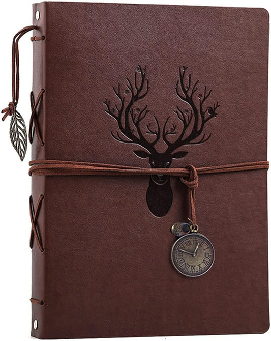 Photo Album 4x6 160 Photos, Leather Photo Albums with Writing Space With 30 Writing Paper, Travel Family Wedding Kids Graduation Ultrasound Baby Picture Album Scrapbook Photo Album