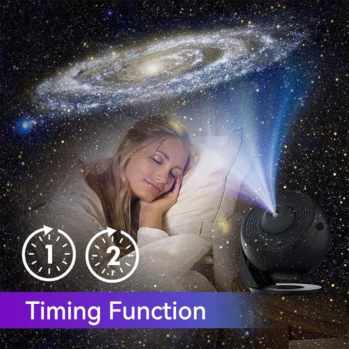 Planetarium Star Projector,Rusoso Galaxy Projector,13 in 1 Film Discs Projector Galaxy Night Light Starry Sky Lamp,360 ° Rotation, Low Noise,for Kids,Bedroom,Party,Game Rooms