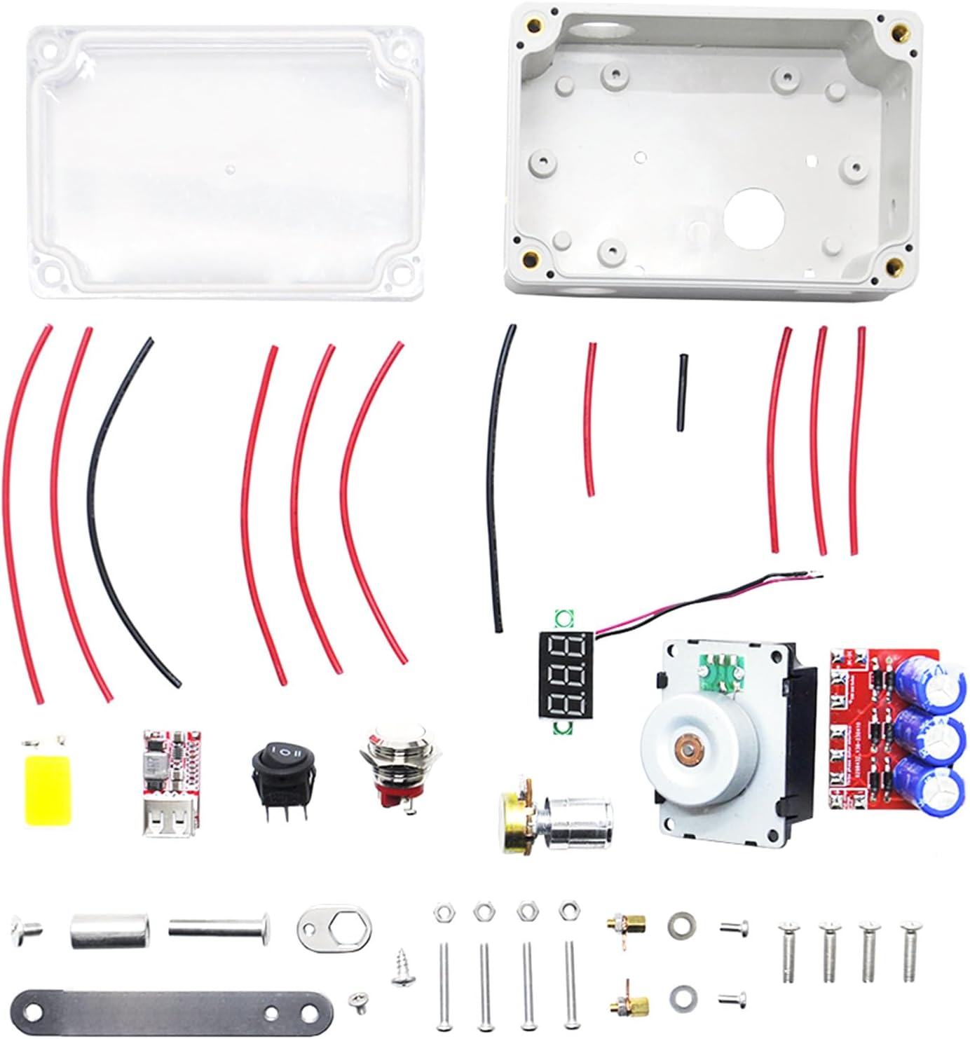 Gikfun DIY Hand Crank Generator Kit - Portable Survival Lighting Kit with COB Light and Lighter for Camping, Hiking, Blackouts - Compact Survival Gear for Outdoor and Home Backup GK1031