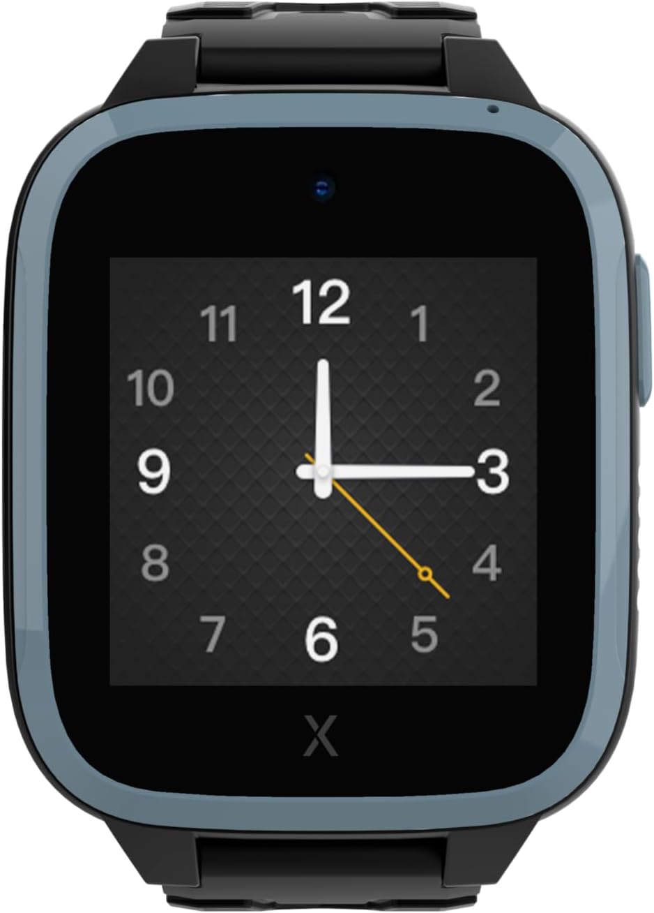 XPLORA XGO 3 - Watch Phone for Children (4G) - Calls, Messages, Kids School Mode, SOS Function, GPS Location, Camera and Pedometer – (Subscription Required) (Black)