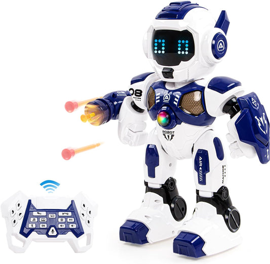 Kids Robot Toys, Remote Control Robot, Programmable Robot with Recorded Voice Music Dance Control, Gift for Toddler Boys and Girls