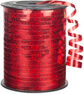 KMER LIFE Premium Red Shiny Curling Shiny Ribbon, 1/5" Wide x 500 Yards Christmas Curling Ribbons for Gift Wrapping, Party Decoration, Balloon String, Ribbons for Florist Flower (1 Roll)