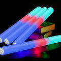 105 Pcs Foam Glow Sticks Bulk, LED Light Up Foam Sticks, Glow in the Dark Party Supplies for Wedding Halloween Birthday Christmas Rave Party Favors 3 Flash Modes