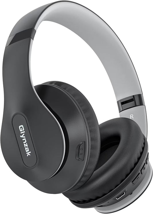 Wireless Bluetooth Headphones Over Ear, 65H Playtime HiFi Stereo Headset with Microphone and 6EQ Modes Foldable V5.3 Bluetooth Wireless Headphones for Travel Computer Laptop