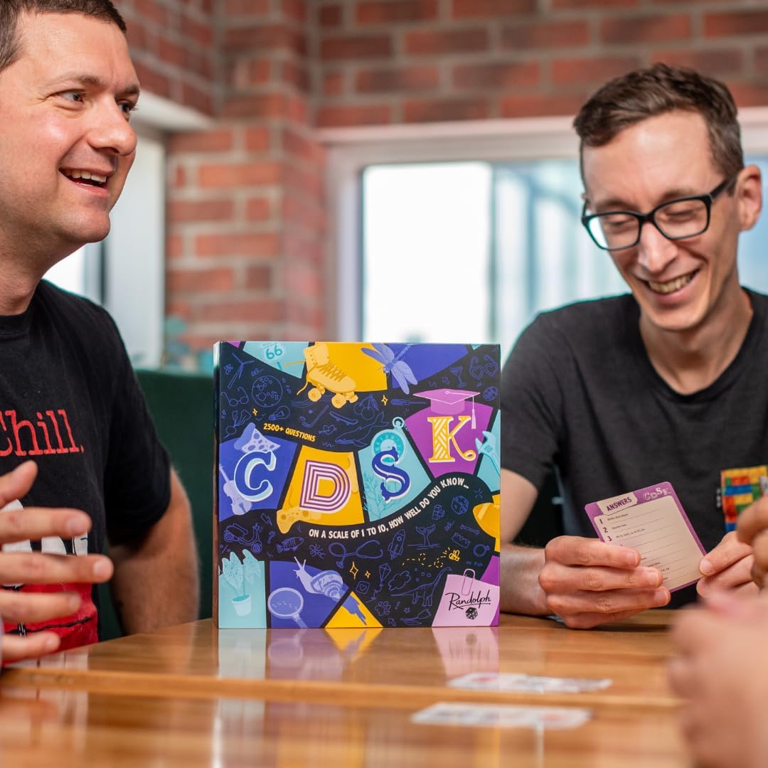 Randolph CDSK | Trivia Party and Team Game | Ages 14+ | 2 to 16 Players | 45 Minutes