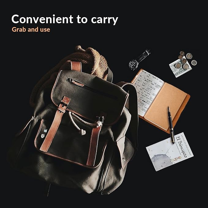 Leather Journal Notepad, Small Notebook 4.8x6.5 Inches, Mini Journal, Retro Premium Planner, Lined Diary Vintage Style, Ideal for Women and Men, Artists, Travelers, Brown