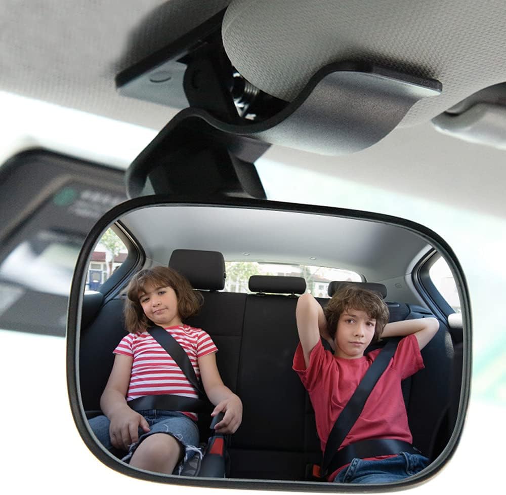 Automotive Interior Rearview Baby Mirror right Wide Angle Convex Mirror for Infant Toddler Child Children Backseat Adjustable Rearview