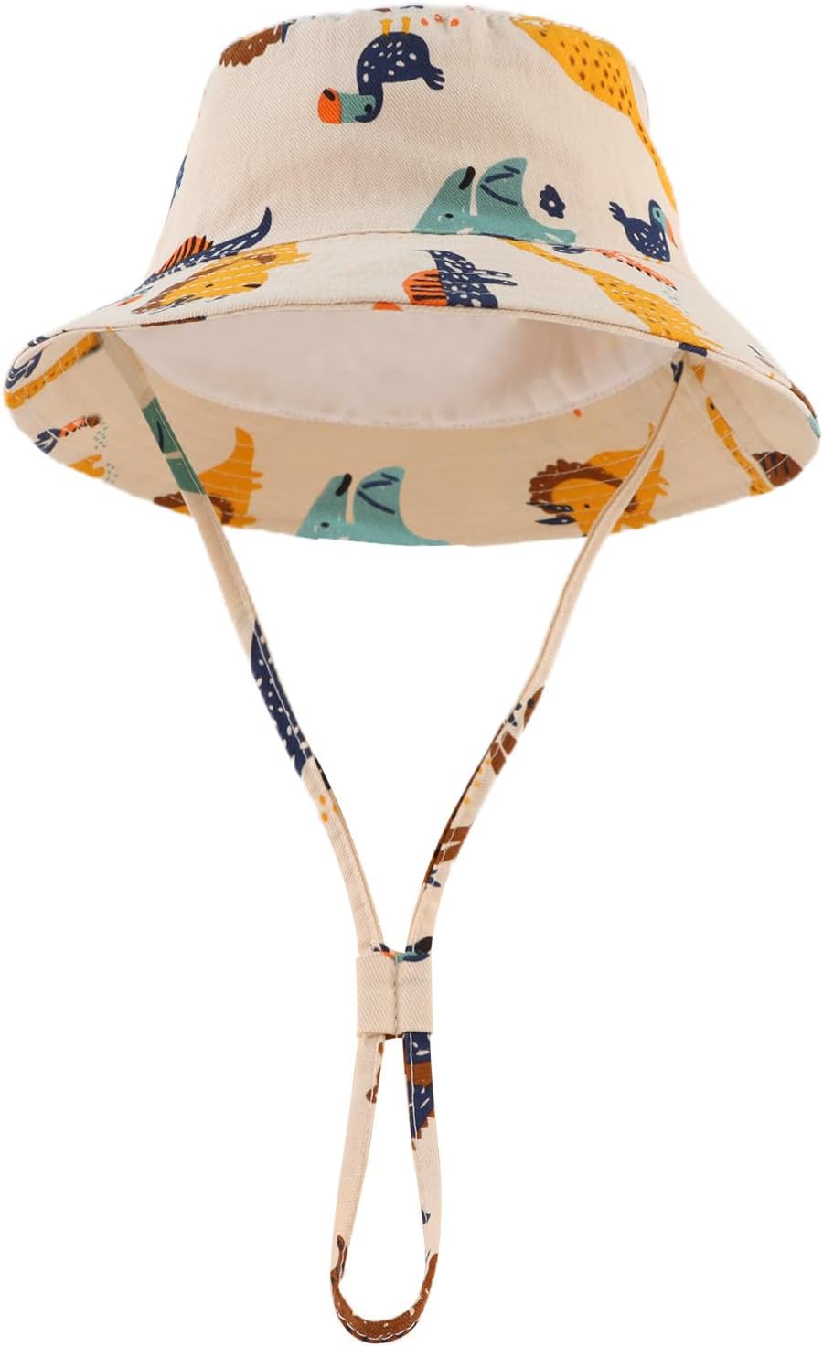 JANGANNSA Cotton Baby Sun Hat Infant Toddler Boys Girls Bucket Hats Summer Sun Protection Kids Beach Caps