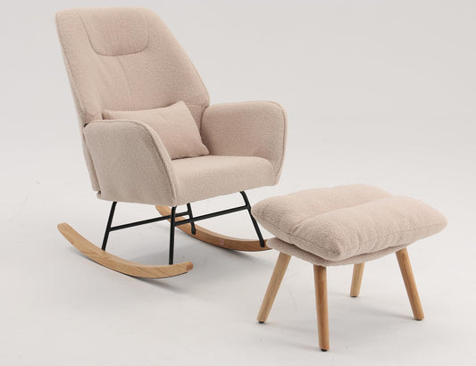 Boucle Accent Chair, Teddy Fabric Home Office Desk Chair No Wheels, Sherpa Furry Modern Dinging Chair, Living Room Bedroom Arm Chair, Girls Vanity Chair, Golden Finished, Light Camel