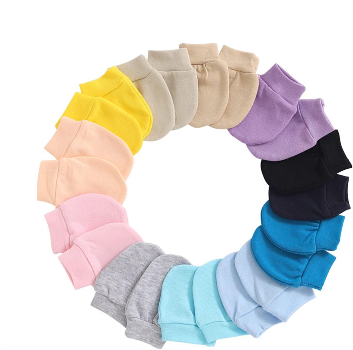 Baby Mittens No Scratch Mittens Infant Soft Gloves Mittens for 0-6 Months Boys Girls