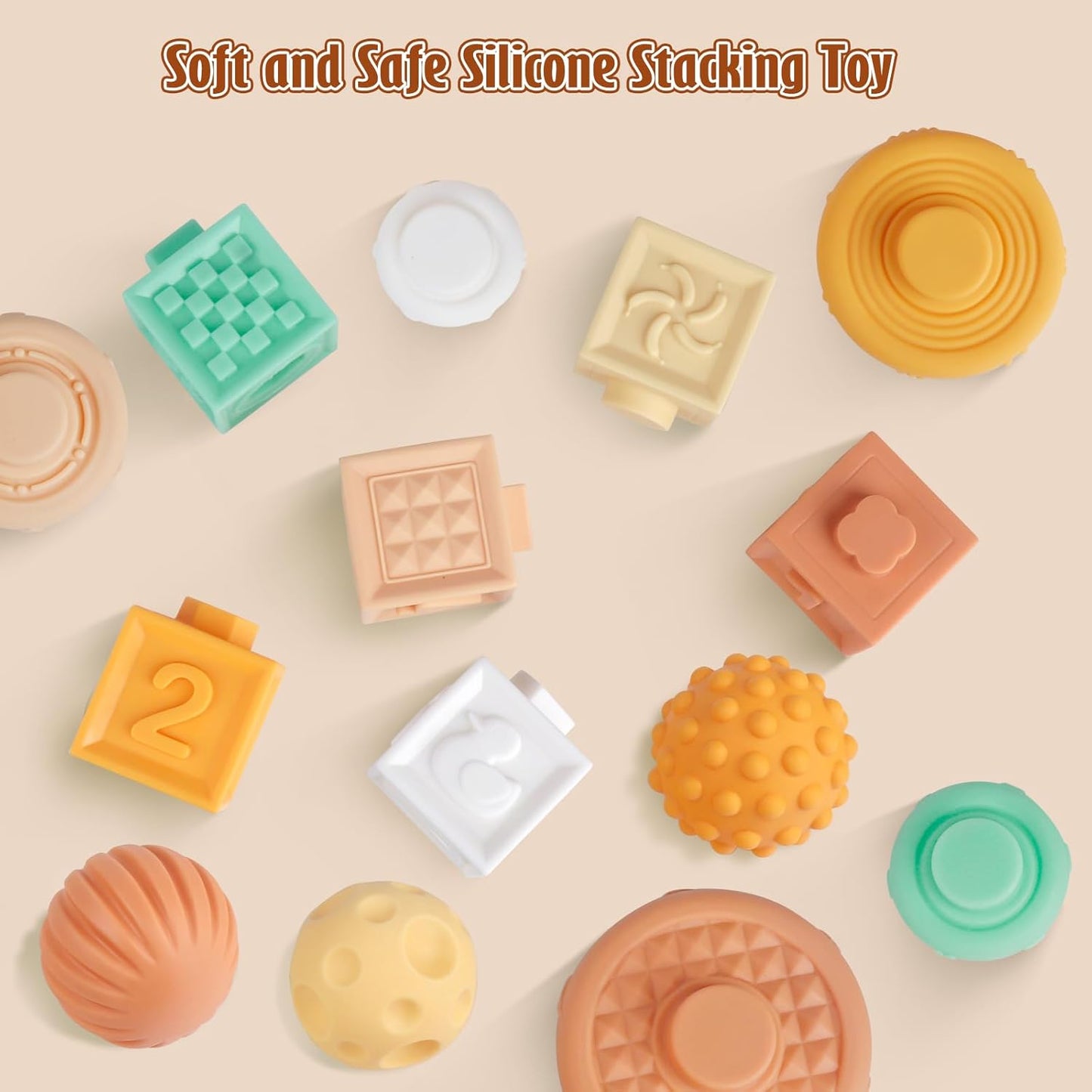 Musical Instruments Wooden for Kids 1-5 Year, Percussion Instruments Music Toy Set with Tambourine, Handbells, Clarinet, Sounder for Toddlers, Montessori Educational Toys for Baby (Natural Color)