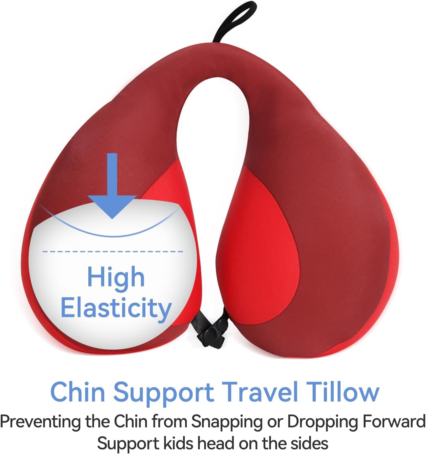 MOOB Kids Pillow for Car Seat Kids Travel Neck Pillow U-Shape Protection Headrest Air Cushion Child Car Seat Pillow