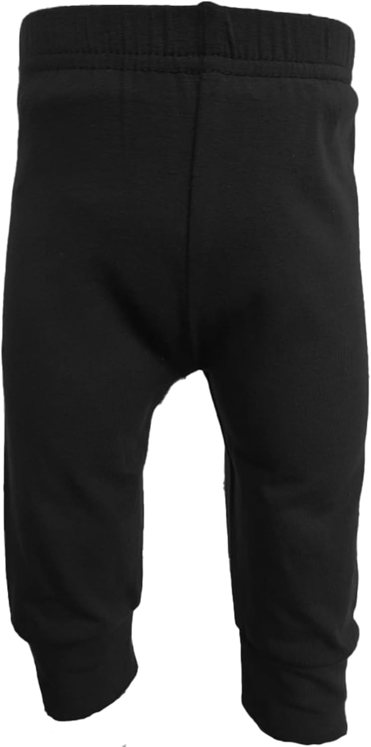 123 Bear Infant and Toddler Soft Cotton Spandex Boys and Girls Pants Multipacks