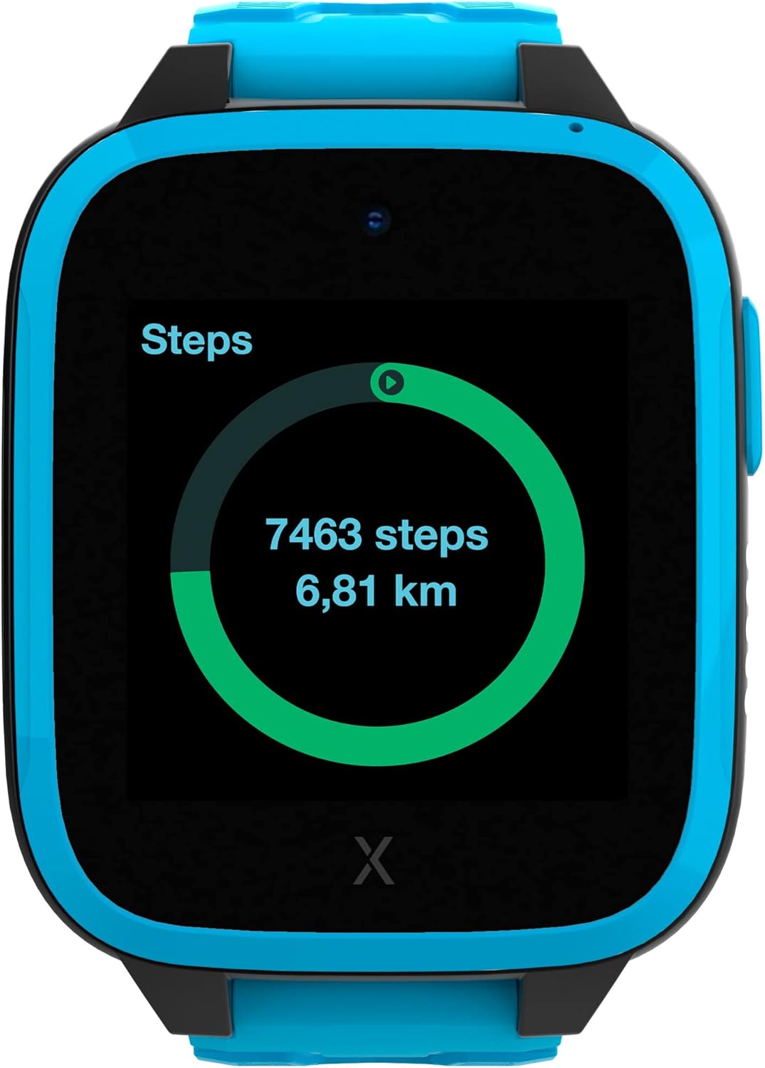 XPLORA XGO 3 - Watch Phone for Children (4G) - Calls, Messages, Kids School Mode, SOS Function, GPS Location, Camera and Pedometer – (Subscription Required) (Blue)