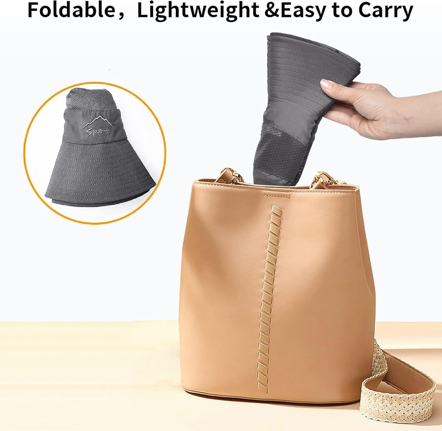 Sun Hats for Men Women Fishing Hat UPF 50+ Breathable Wide Brim Summer UV Protection Hat