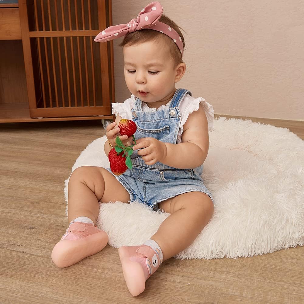 Baby Shoes Boys Girls First Walkers Cute Animals Toddler Sneakers Prewalkers Rubber Sole